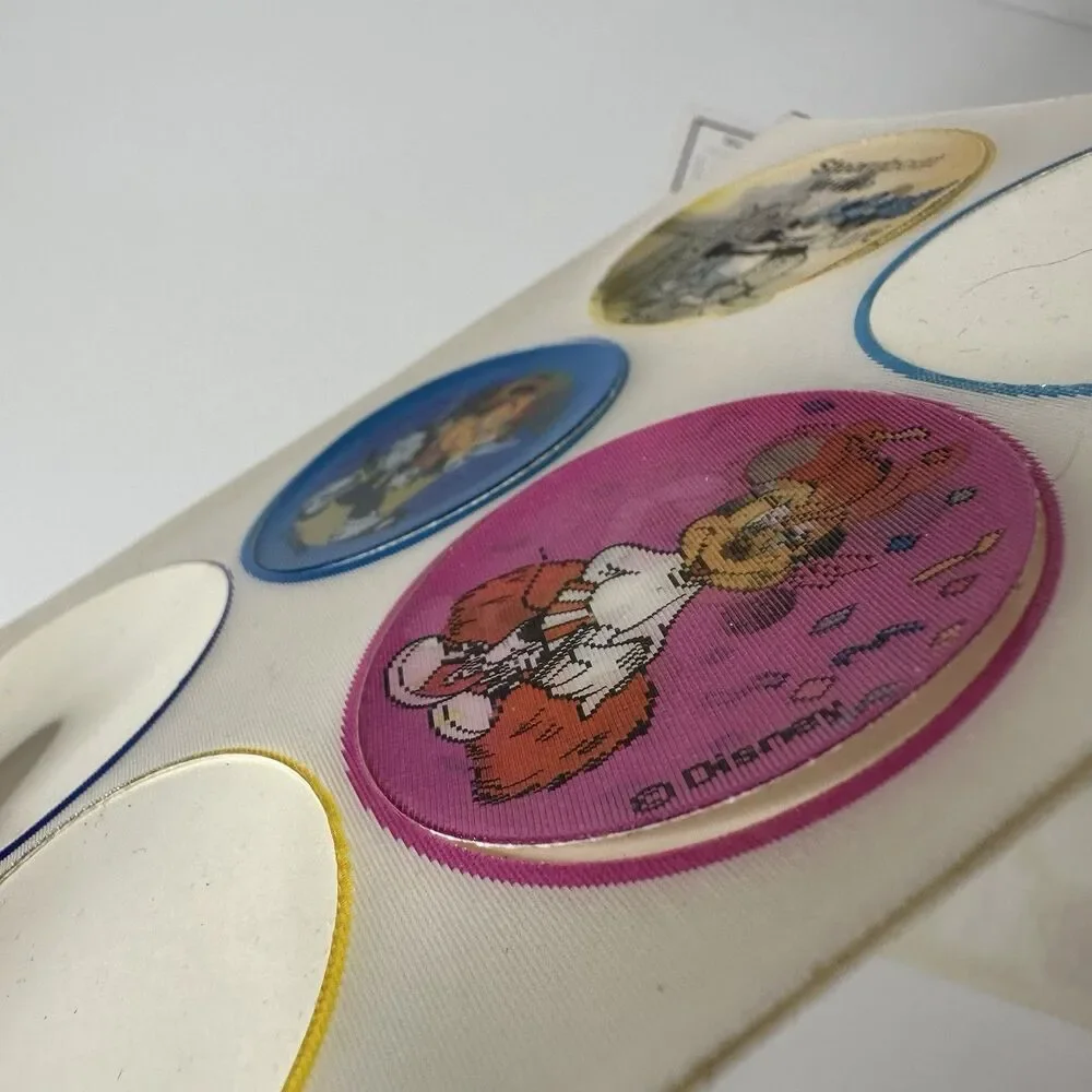 Lot 6 Incomplete Sticker Sheets Vintage & New Disney Hallmark Peanuts Lenticular